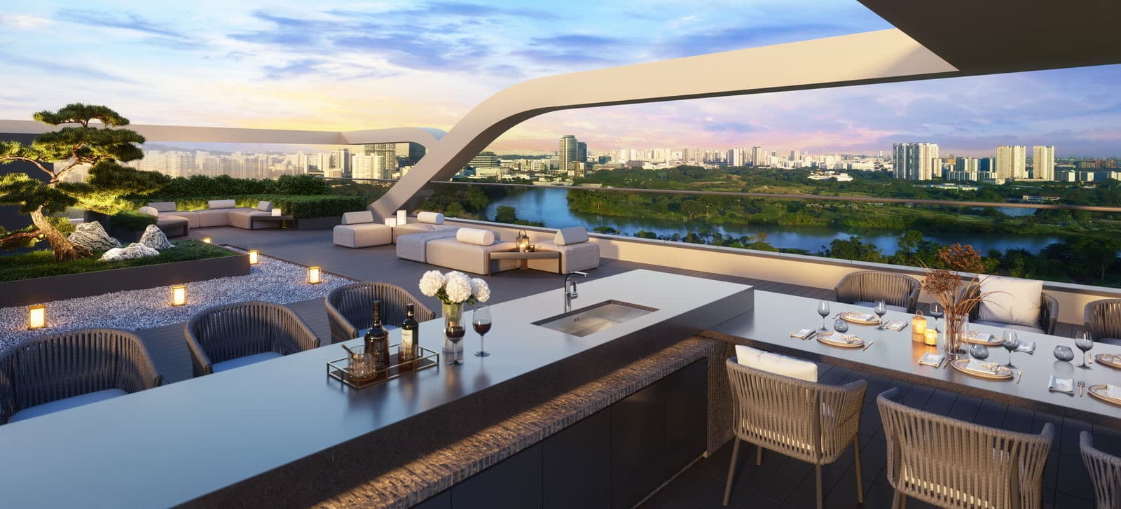 Developer render of the Sky 360 deck