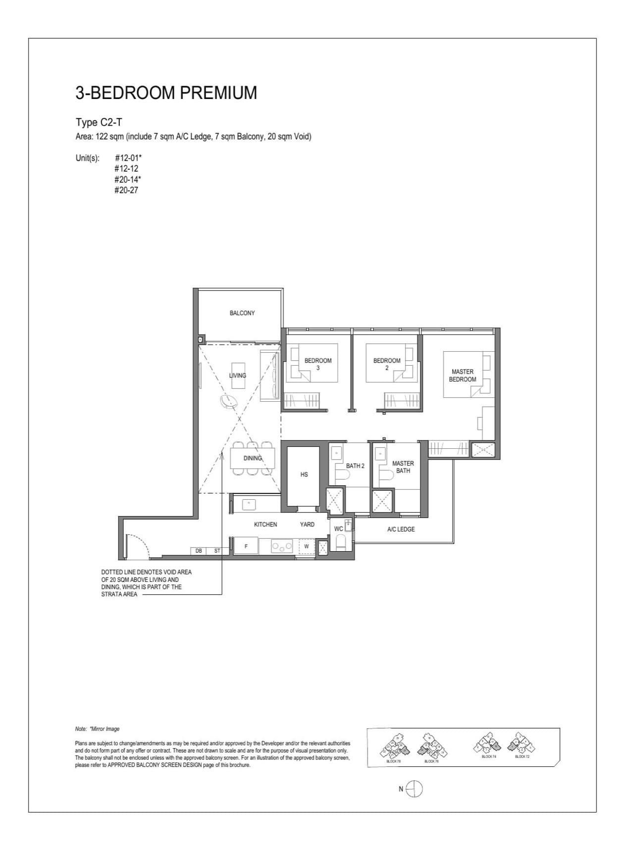 Type C2-T floor plan